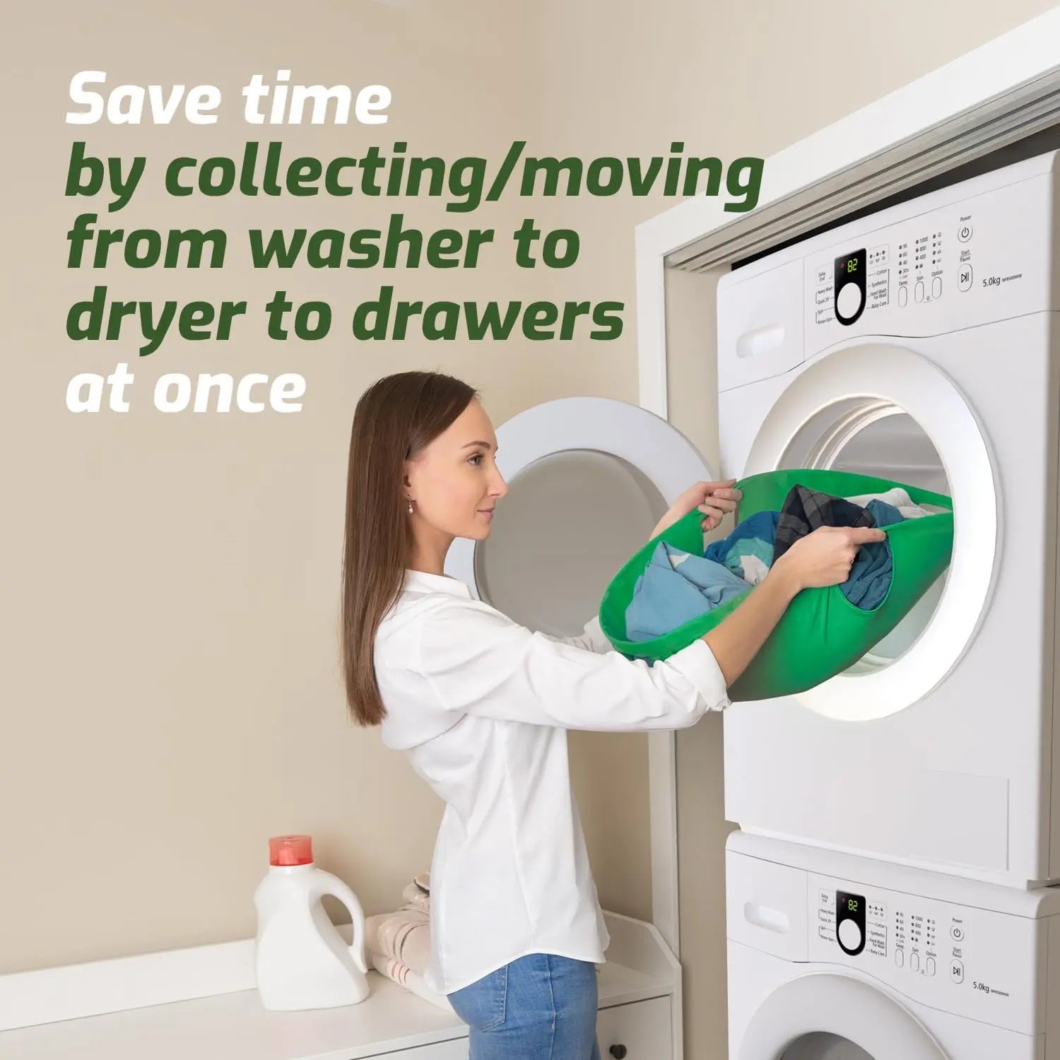 Novi & Noa Collapsible Laundry Basket