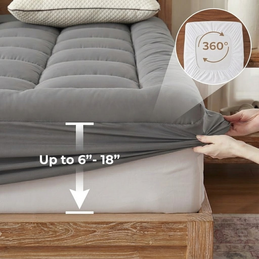 Novi & Noa Thicken Bedding Fitted Sheet